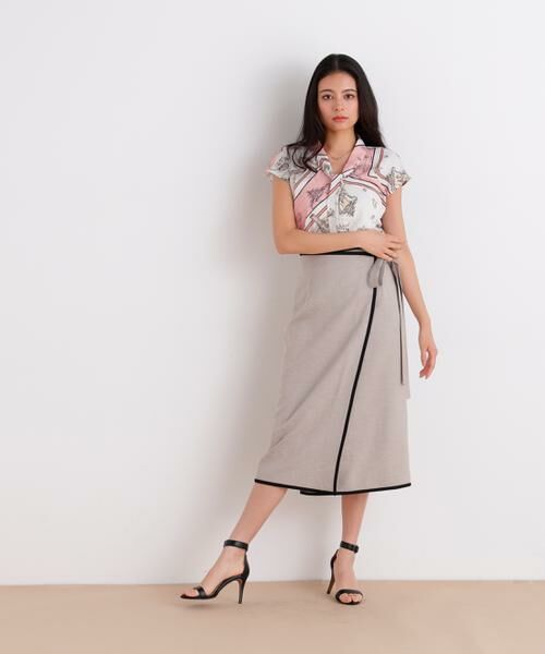 PINKY & DIANNE / ピンキーアンドダイアン シャツ・ブラウス | バロックスカーフプリントブラウス | 詳細5