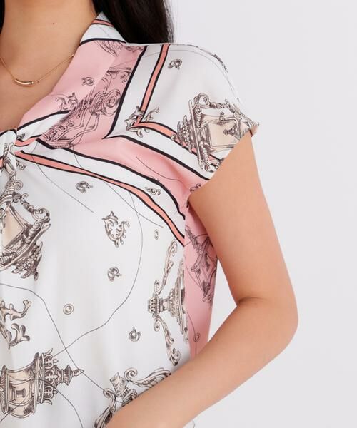 PINKY & DIANNE / ピンキーアンドダイアン シャツ・ブラウス | バロックスカーフプリントブラウス | 詳細9