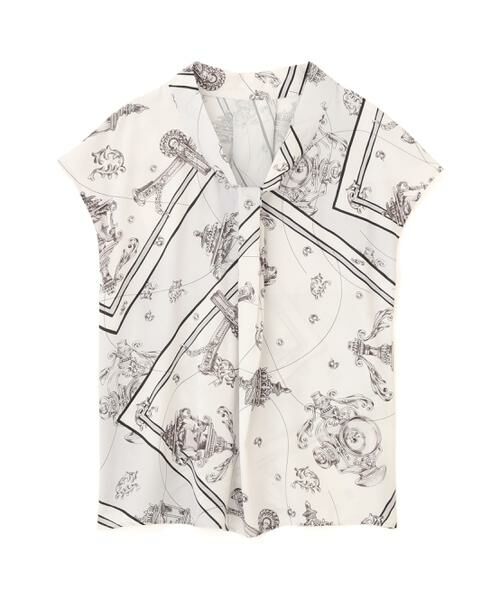 PINKY & DIANNE / ピンキーアンドダイアン シャツ・ブラウス | バロックスカーフプリントブラウス | 詳細13