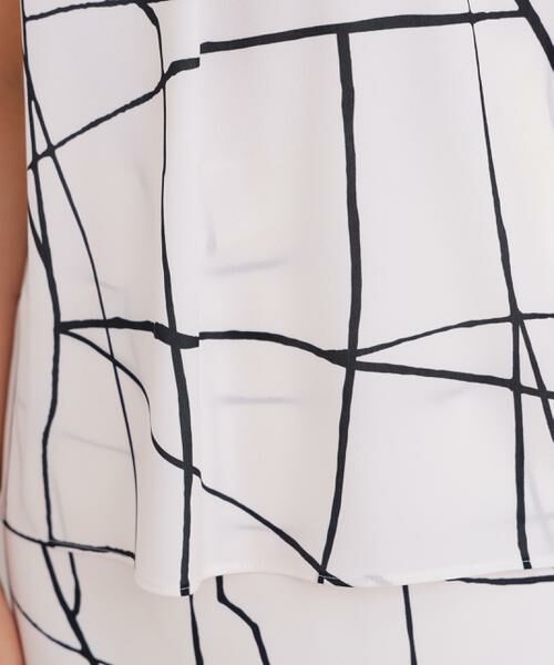 PINKY & DIANNE / ピンキーアンドダイアン シャツ・ブラウス | ラインプリントタックブラウス | 詳細11