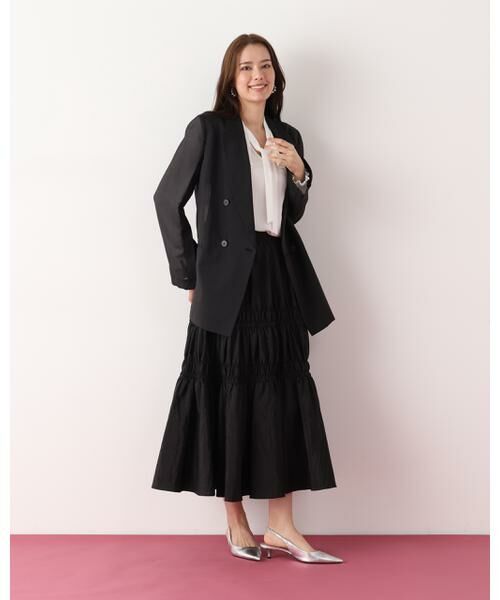 PINKY & DIANNE / ピンキーアンドダイアン スカート | シャイニーギャザースカート | 詳細8