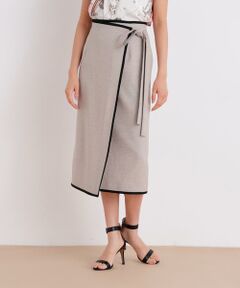 PINKY & DIANNE / ピンキーアンドダイアン スカート | バイカラーラップスカート