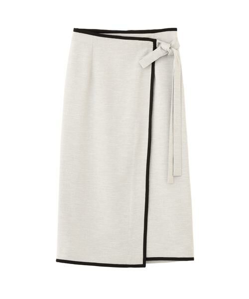 PINKY & DIANNE / ピンキーアンドダイアン スカート | バイカラーラップスカート | 詳細1