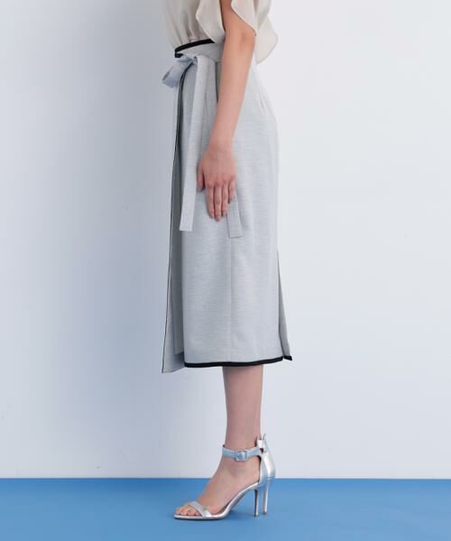 PINKY & DIANNE / ピンキーアンドダイアン スカート | バイカラーラップスカート | 詳細5