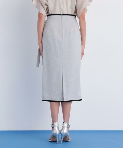 PINKY & DIANNE / ピンキーアンドダイアン スカート | バイカラーラップスカート | 詳細6