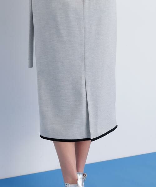 PINKY & DIANNE / ピンキーアンドダイアン スカート | バイカラーラップスカート | 詳細9