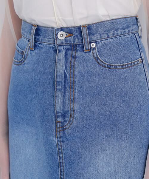 PINKY & DIANNE / ピンキーアンドダイアン スカート | デニムマキシＡラインスカート | 詳細8