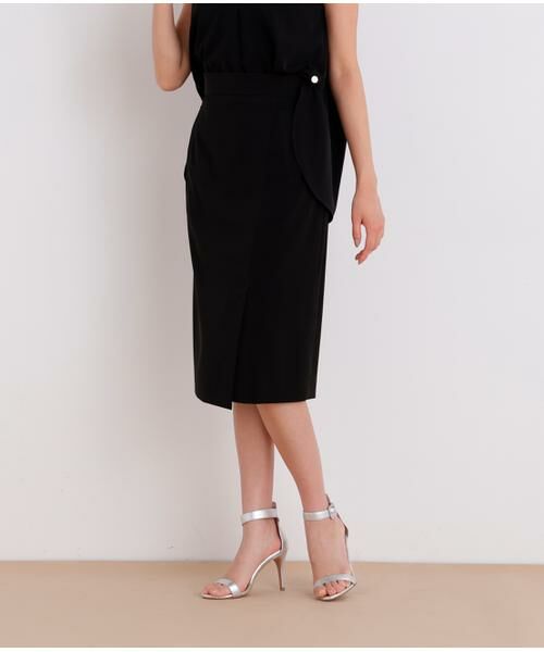 PINKY & DIANNE / ピンキーアンドダイアン スカート | ラップタイトスカート(ブラック)