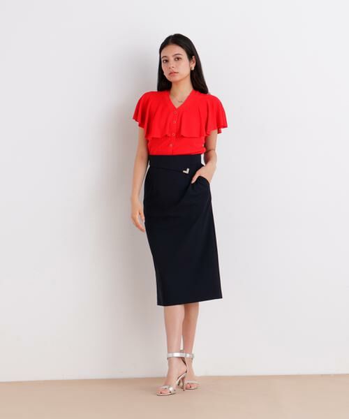 PINKY & DIANNE / ピンキーアンドダイアン スカート | Ｌ字メタルタイトスカート | 詳細2