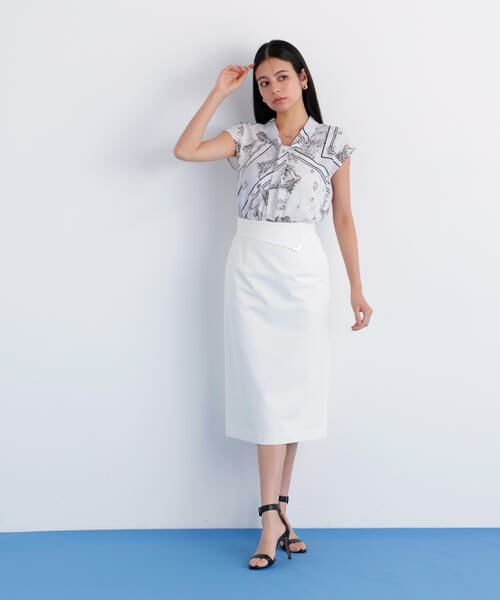 PINKY & DIANNE / ピンキーアンドダイアン スカート | Ｌ字メタルタイトスカート | 詳細11