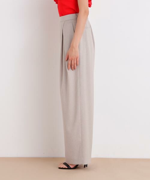 PINKY & DIANNE / ピンキーアンドダイアン パンツ | スラブ調ウエストタックパンツ | 詳細15