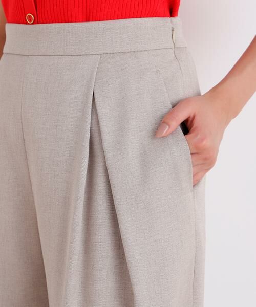 PINKY & DIANNE / ピンキーアンドダイアン パンツ | スラブ調ウエストタックパンツ | 詳細18