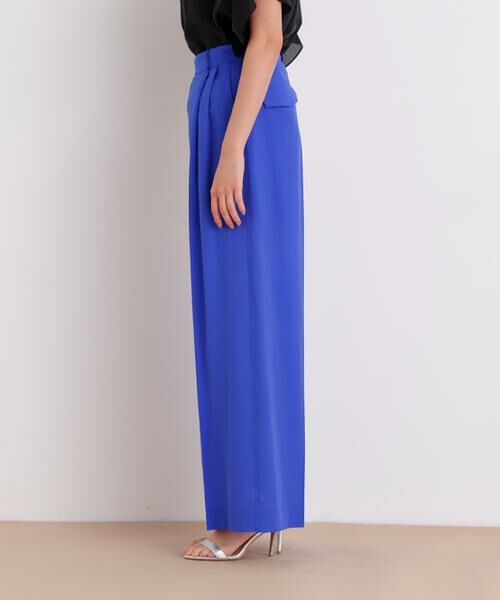 PINKY & DIANNE / ピンキーアンドダイアン パンツ | ラップウエストシアーワイドパンツ | 詳細5