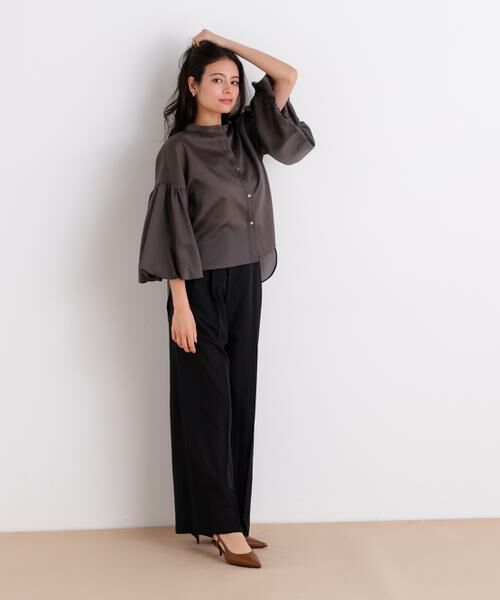 PINKY & DIANNE / ピンキーアンドダイアン パンツ | ラップウエストシアーワイドパンツ | 詳細15