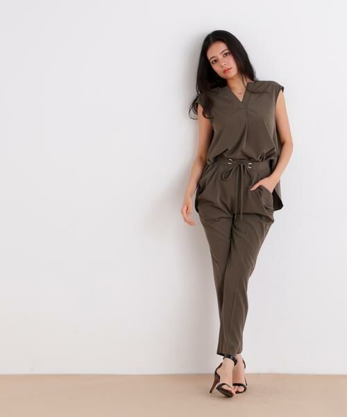 PINKY & DIANNE / ピンキーアンドダイアン パンツ | タックポケットテーパードパンツ | 詳細4