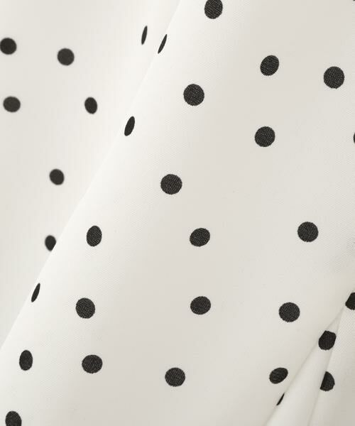 PINKY & DIANNE / ピンキーアンドダイアン ミニ丈・ひざ丈ワンピース | ドットプリントリボンワンピース | 詳細9