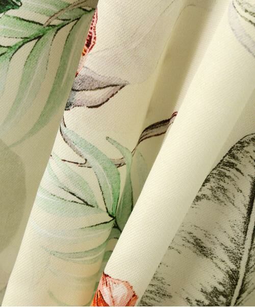 PINKY & DIANNE / ピンキーアンドダイアン ミニ丈・ひざ丈ワンピース | ボタニカルアートプリントワンピース | 詳細5