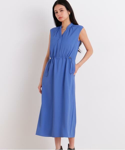 PINKY & DIANNE / ピンキーアンドダイアン ミニ丈・ひざ丈ワンピース | ２ＷＡＹストレッチシャツカラーワンピース | 詳細2