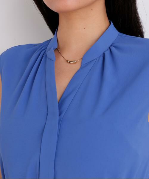 PINKY & DIANNE / ピンキーアンドダイアン ミニ丈・ひざ丈ワンピース | ２ＷＡＹストレッチシャツカラーワンピース | 詳細8