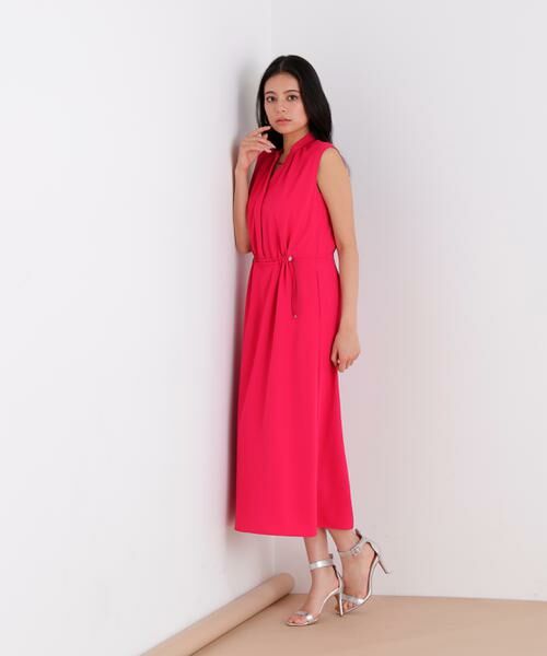 PINKY & DIANNE / ピンキーアンドダイアン ミニ丈・ひざ丈ワンピース | ２ＷＡＹストレッチシャツカラーワンピース | 詳細19