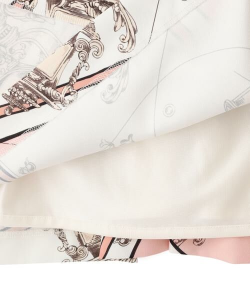 PINKY & DIANNE / ピンキーアンドダイアン ミニ丈・ひざ丈ワンピース | バロックスカーフプリントワンピース | 詳細6