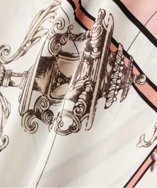 PINKY & DIANNE / ピンキーアンドダイアン ミニ丈・ひざ丈ワンピース | バロックスカーフプリントワンピース | 詳細7