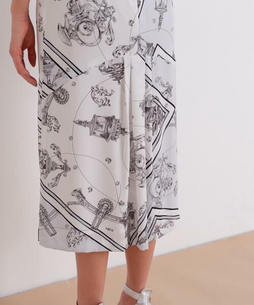 PINKY & DIANNE / ピンキーアンドダイアン ミニ丈・ひざ丈ワンピース | ［美香さん着用］バロックスカーフプリントワンピース | 詳細29