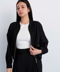 PINKY & DIANNE / ピンキーアンドダイアン ブルゾン | シアーカラミショートブルゾン