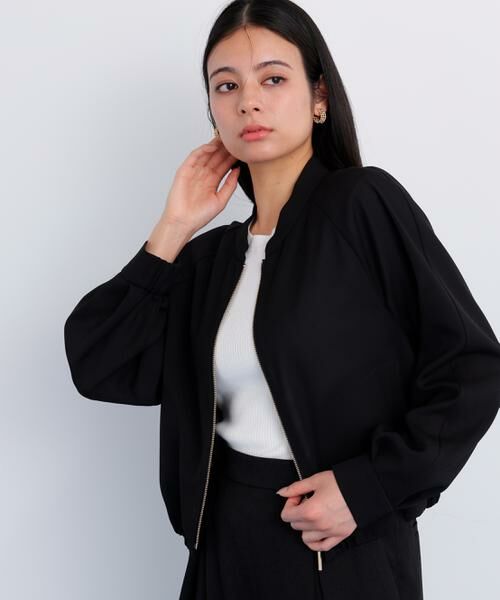 PINKY & DIANNE / ピンキーアンドダイアン ブルゾン | シアーカラミショートブルゾン | 詳細8