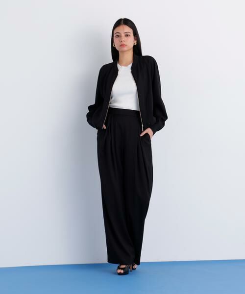 PINKY & DIANNE / ピンキーアンドダイアン ブルゾン | シアーカラミショートブルゾン | 詳細9