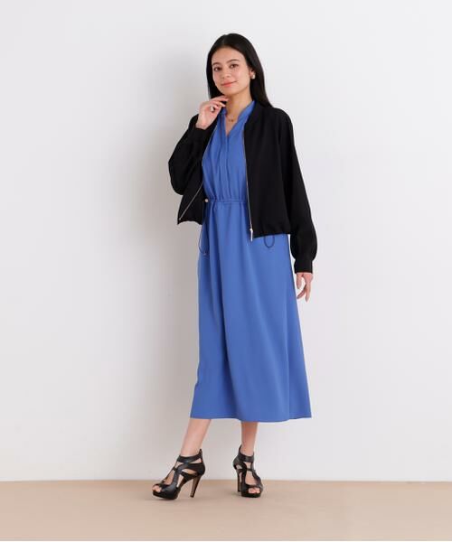 PINKY & DIANNE / ピンキーアンドダイアン ブルゾン | シアーカラミショートブルゾン | 詳細12