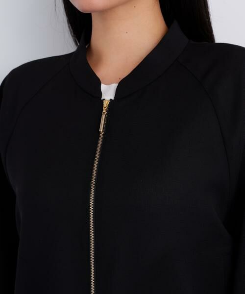 PINKY & DIANNE / ピンキーアンドダイアン ブルゾン | シアーカラミショートブルゾン | 詳細15