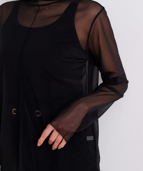 PINKY & DIANNE / ピンキーアンドダイアン カットソー | シアーハイネックカットソー | 詳細15