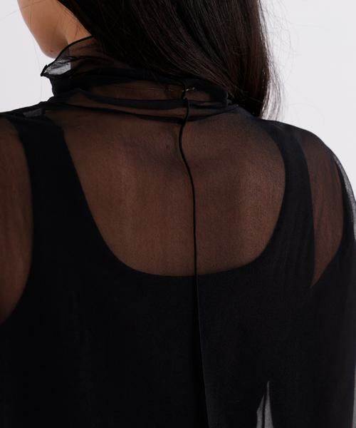 PINKY & DIANNE / ピンキーアンドダイアン カットソー | シアーハイネックカットソー | 詳細16