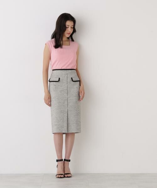 PINKY & DIANNE / ピンキーアンドダイアン ニット・セーター | スクエアネックニットトップス | 詳細15