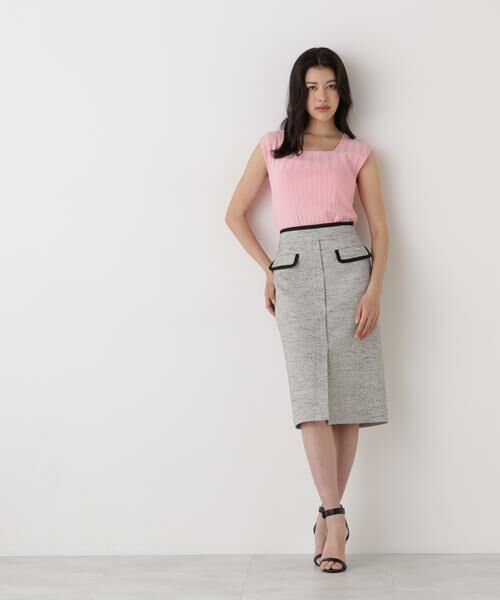 PINKY & DIANNE / ピンキーアンドダイアン ニット・セーター | スクエアネックニットトップス | 詳細16