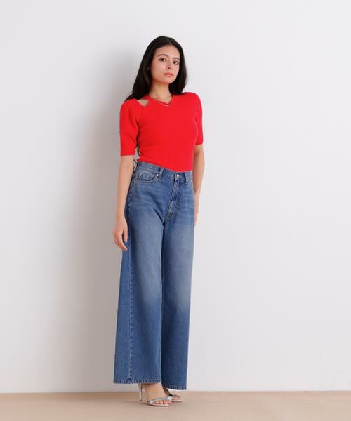 PINKY & DIANNE / ピンキーアンドダイアン ニット・セーター | カッティングニットプルオーバー | 詳細4