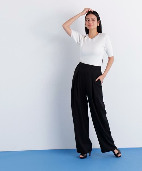 PINKY & DIANNE / ピンキーアンドダイアン ニット・セーター | カッティングニットプルオーバー | 詳細10