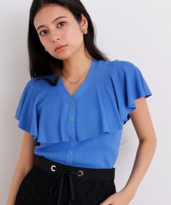 PINKY & DIANNE / ピンキーアンドダイアン ニット・セーター | Vネックケープニットプルオーバー