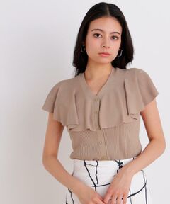 PINKY & DIANNE / ピンキーアンドダイアン ニット・セーター | Vネックケープニットプルオーバー