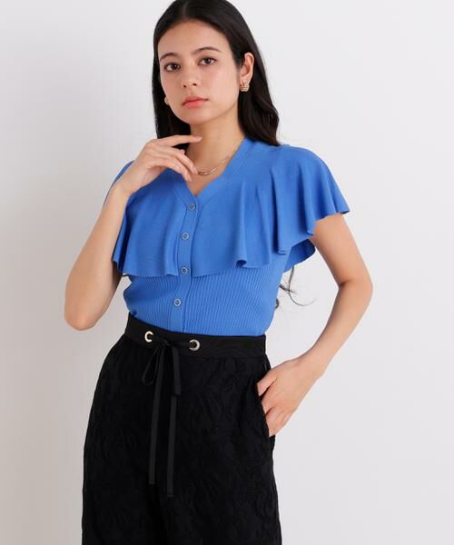 PINKY & DIANNE / ピンキーアンドダイアン ニット・セーター | Vネックケープニットプルオーバー | 詳細2