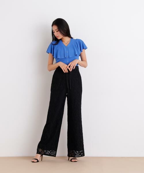 PINKY & DIANNE / ピンキーアンドダイアン ニット・セーター | Vネックケープニットプルオーバー | 詳細4