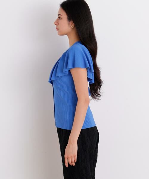 PINKY & DIANNE / ピンキーアンドダイアン ニット・セーター | Vネックケープニットプルオーバー | 詳細5