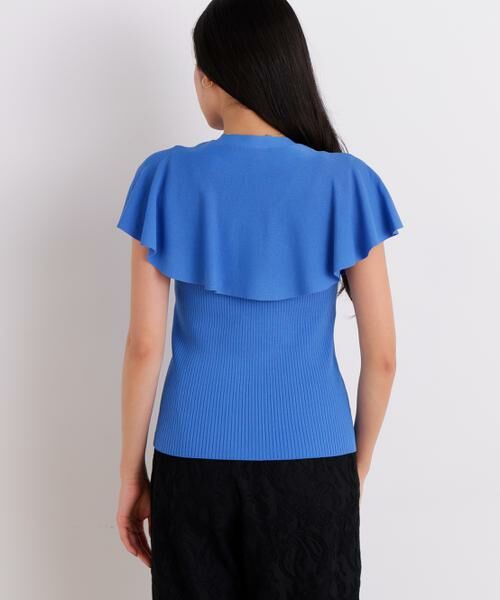 PINKY & DIANNE / ピンキーアンドダイアン ニット・セーター | Vネックケープニットプルオーバー | 詳細6