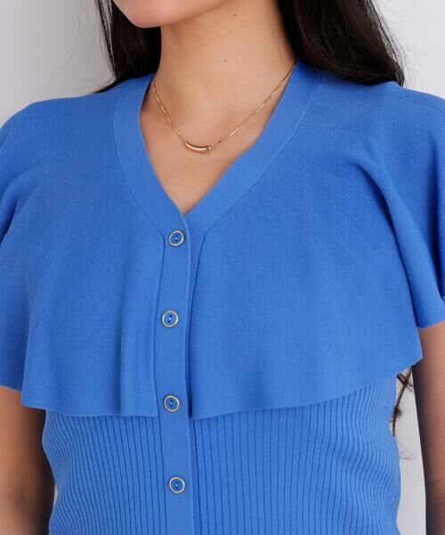 PINKY & DIANNE / ピンキーアンドダイアン ニット・セーター | Vネックケープニットプルオーバー | 詳細7