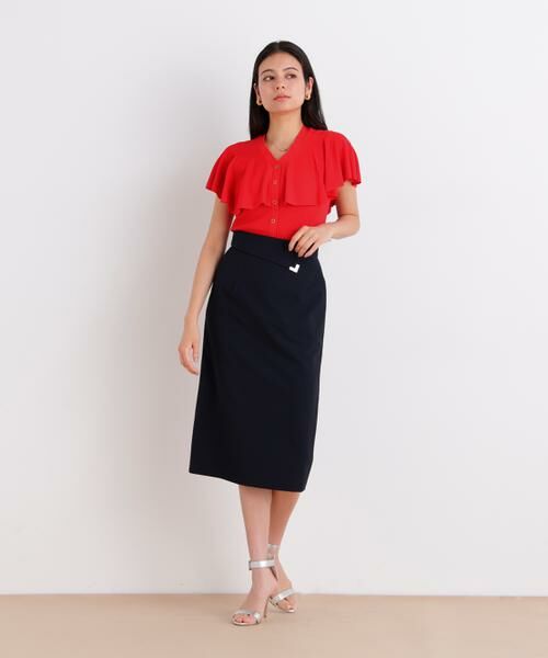 PINKY & DIANNE / ピンキーアンドダイアン ニット・セーター | Vネックケープニットプルオーバー | 詳細15