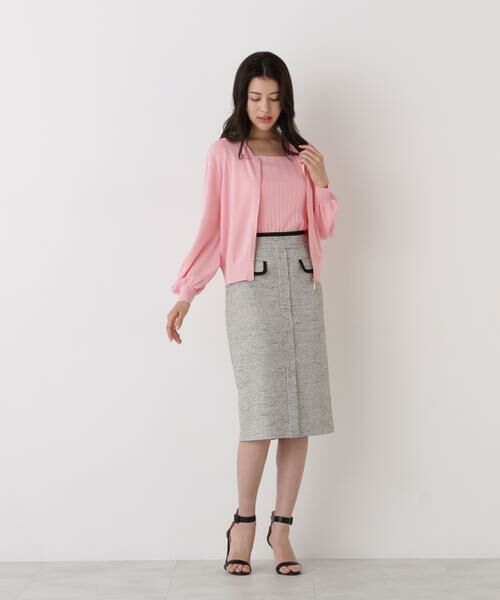 PINKY & DIANNE / ピンキーアンドダイアン カーディガン・ボレロ | ジップアップニットブルゾン | 詳細18