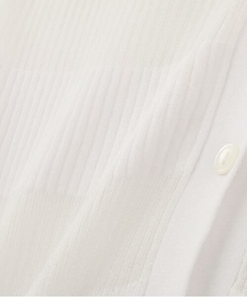 PINKY & DIANNE / ピンキーアンドダイアン カーディガン・ボレロ | ［美香さん着用］リブシアーボーダーカーディガン | 詳細10