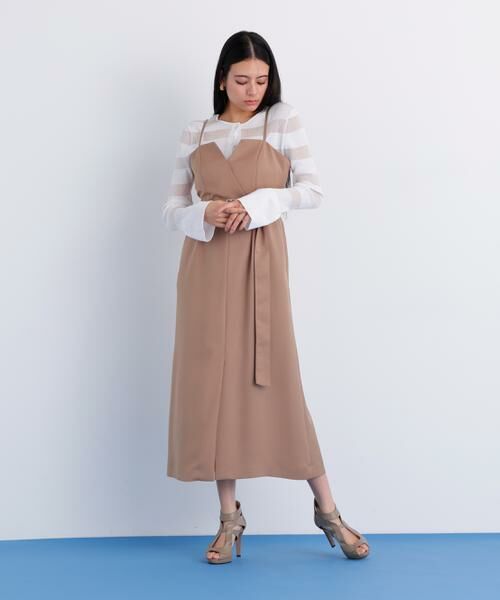 PINKY & DIANNE / ピンキーアンドダイアン カーディガン・ボレロ | リブシアーボーダーカーディガン | 詳細3