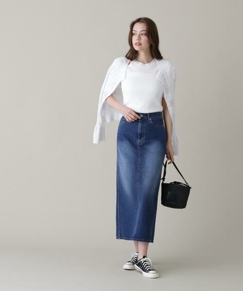 PINKY & DIANNE / ピンキーアンドダイアン カーディガン・ボレロ | ［美香さん着用］リブシアーボーダーカーディガン | 詳細8